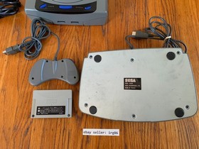 Sega Saturn HST-0004 gray Japanese console system complete in box + Virtua Stick