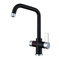 Clever Alpina 4 in 1 Instant Hot Water Digital Kitchen Tap - Black & Chrome UK