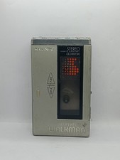 Sony WM 7 Walkman Cassette player Motor spins For parts or repair