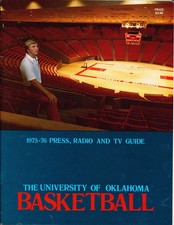1975 University of Oklahoma Basketball Media guide em bxa