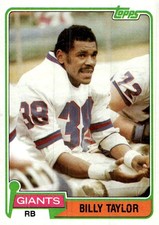 1981 Topps #34 Billy Taylor
