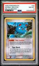 AZURILL REVERSE HOLO 20/113 DELTA SPECIES POKEMON PSA 8 on eBay
