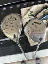 Vintage Callaway Big Bertha S2H2 Driver & 3 Wood Set  RH