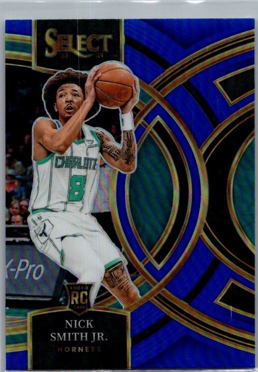 2023-24 Panini Select - Premier Level Nick Smith Jr. #119 Blue Prizm (RC)