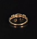 Elegant Effy 14K Gold 0.07 CTW Diamond Station X Design Ring — photo 4