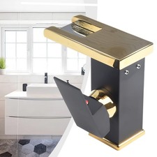 Lussuoso rubinetto a cascata LED in ottone per rubinetto lavabo lavabo da appogg