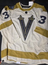 Vegas Golden Knights Stadium Series Adin Hill inscribed jersey 