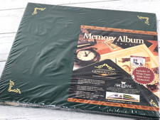 Memory Album MUSEUM QUALITY Arhival 20 Page Jumbo Album, Green