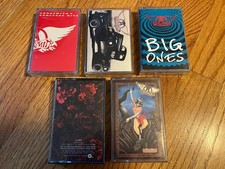 Lot Of 5 Aerosmith Cassette Tapes See Details