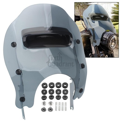 #ad Motorcycle Vented Windshield Windshield For Harley Road King FLHR I 1994 2022 $218.39