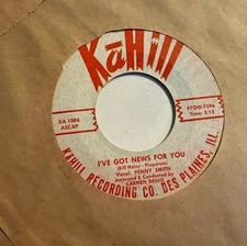 PENNY SMITH~Kahill 1006 - I've Got News for You / Mad 1955 BILL HALEY COVER 45