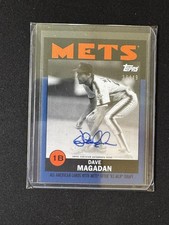 2021 TOPPS ESPN ONCE UPON A TIME IN QUEENS DAVE MAGADAN BLUE AUTOGRAPH /49