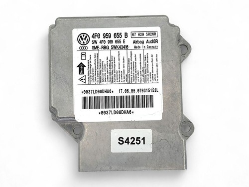 Audi A6 S6 C6 4F 2006 Airbagsteuergerät 4F0959655B TSL5083