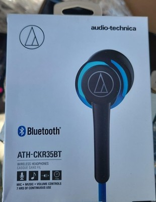Open box Audio-Technica ATH-CKR35BT Sound Reality Wireless In-Ear Headphones
