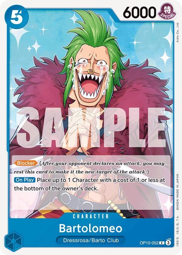 One Piece - Bartolomeo - C - Royal Blood OP10-052 - NM