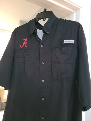 Columbia Men s Alabama University Fishing Shirt PFG Size Large