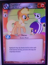 My Little Pony Equestrian Odyssey Applejack Cutie Mark Consultant 25 - C -x3 MLP