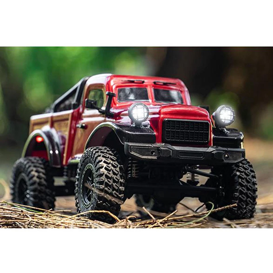 1/18 4WD Rock Crawler Car Pickup Truck 2.4GHz RC Crawler Brushed Motor Lights - Image 3 of 4