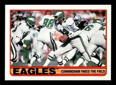 1989 Topps #106 Randall Cunningham Philadelphia Eagles Team Card