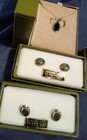 Vintage Sara Coventry Earrings, Necklace, Jade, Turquoise, onyx Lot W/boxes — photo 3