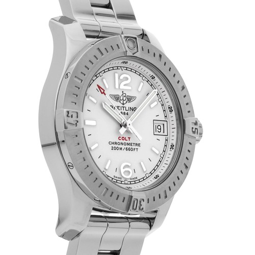 Breitling Colt Stahl Super Quartz 33mm Armband Uhr A77388112G1A1 - Bild 3 von 5