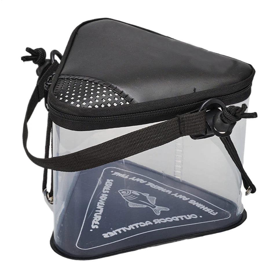 Live Bait Bucket Folding Live Fish Lure Bucket With Aeration Hole Portable  - image 3 of 4