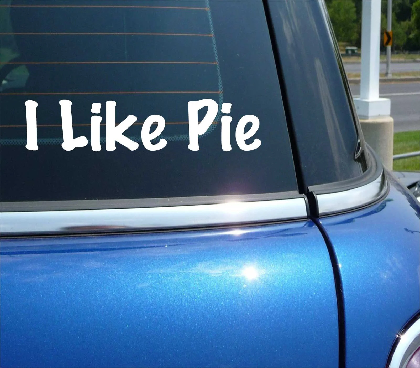 I LIKE PIE BAKE BAKERY FOOD KITCHEN CHEF BAKER DECAL STICKER FUNNY CAR TRUCK