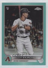 2022 Topps Chrome Aqua Refractor 54/199 Stuart Fairchild #156 ix8