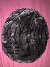 💥Women's Winter Hat, Brown Plush, Faux Fur, Black Lined, One Size