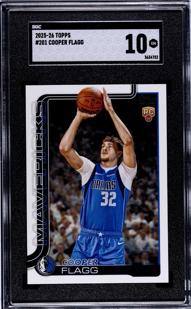 2025-26 Topps - Cooper Flagg #201 (RC) SGC 10
