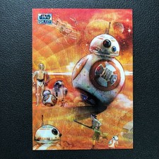 2024 Topps Chrome Star Wars Galaxy Adventures of BB-8 Wave Refractor /99