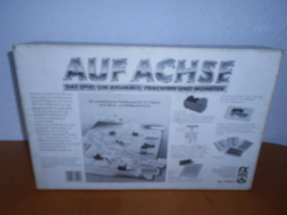 FX Schmid - AUF ACHSE Das Spiel um Brummis, Frachten und Moneten 🎲 Vintage 1987 - Bild 2 von 4