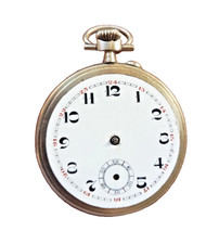 Vintage Argentan Pocket Watch c1920 WORKING
