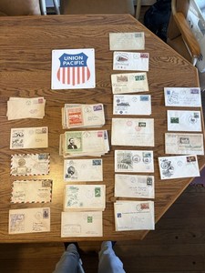 1930s-60s Misc First Day Letter/Correspondence Lot 75+ Pieces Union Pacific
