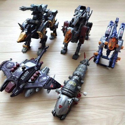 ZOIDS Shadow Fox Command Wolf Gun Sniper Morga Sinker Built SET Model Kit