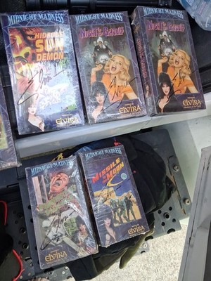 Midnight Madness: Night of the Ghouls VHS NTSC Full Screen NR Elvira Autographed