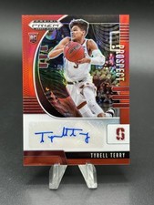 2020-21 Panini Prizm Draft Picks Prospect Red /199 Tyrell Terry Rookie Auto RC