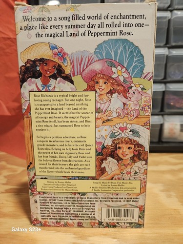 Peppermint Rose VHS, 1992, Vintage Cartoon, PolyGram Video - Picture 3 of 5