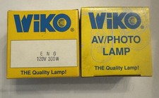 WIKO ENG 120V 300W AV Projector / Photo Lamp NOS. Pack of 2