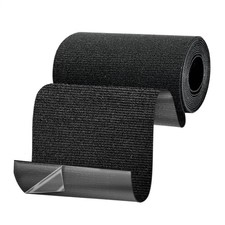 Canvas Repair Tape Self Adhesive Black Fabric Patches for Furniture 4x63 In