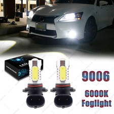 For Toyota Sequoia 2001-2005 2006 2007 2pc 9006 LED Fog Lights Bulbs 6000K White