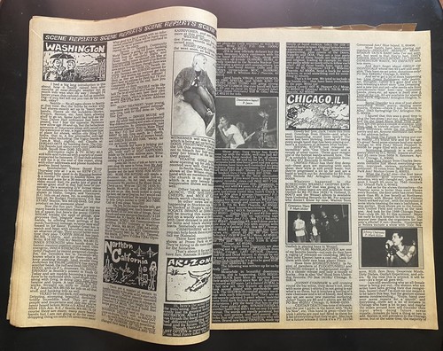 Punk rock magazine MAXIMUM ROCK N ROLL #61 June 1988 Yeastie Girlz, Burning Bush - Picture 2 of 3