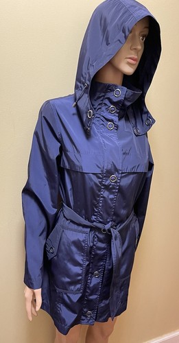 KRISTENBLAKE RAIN JACKET HOOD LIGHTWEIGHT WIND BREAKER WOMEN BLUE COLOR SIZE XS* - Bild 8 von 18