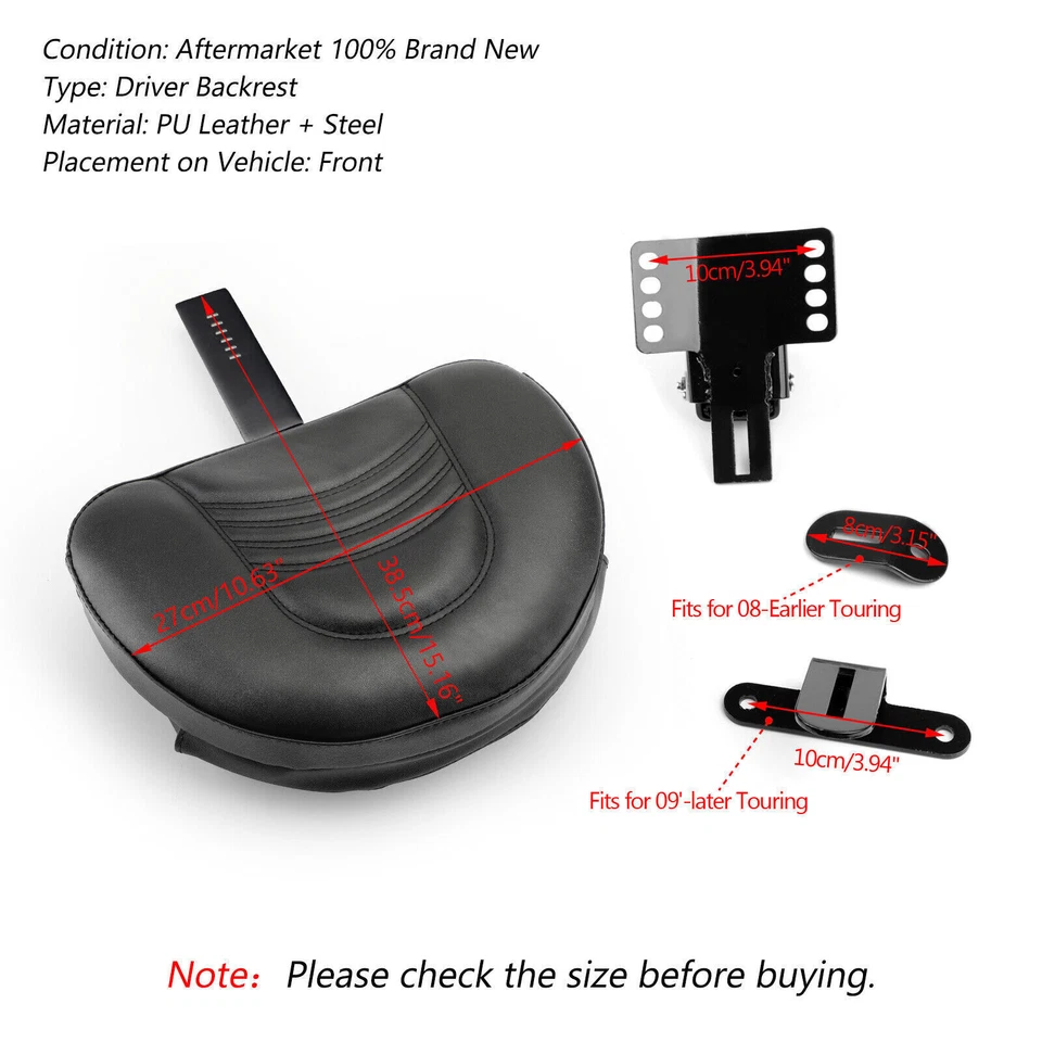 Kit de respaldo enchufable para conductor para Touring Road Electra Street TY 1997-18, Foto 3 de 4