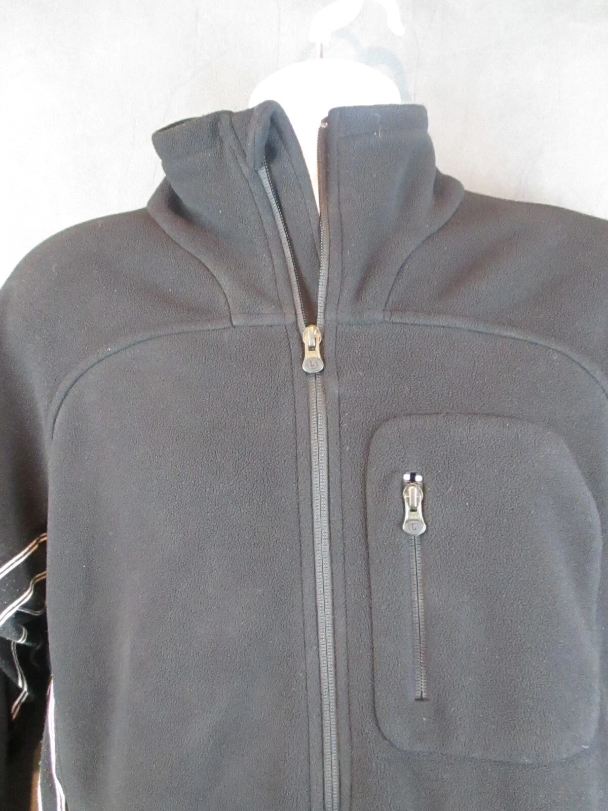 burton fleece full zip snow ski fitted jacket