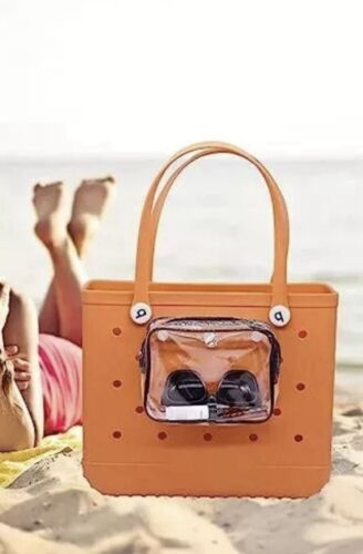 Bogg Bag Large Clear Bogg organizer Beach Tote Bag Accessories, Hole Insert Bag