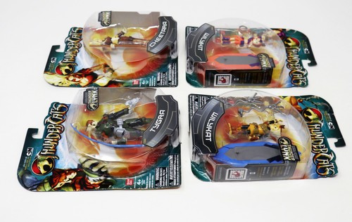 BANDAI CARTOON NETWORK THUNDERCATS THUNDER LYNX FIGURES LOT MINT MOC CARDED - Picture 5 of 11
