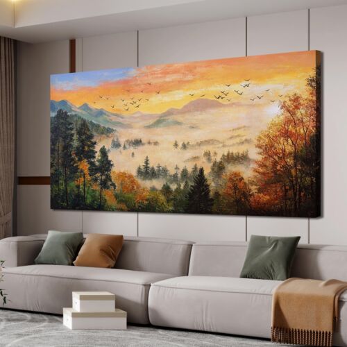Canvas Wall Art Decor Art Work for Wall Decor Wall Art for Living Room Sunset...