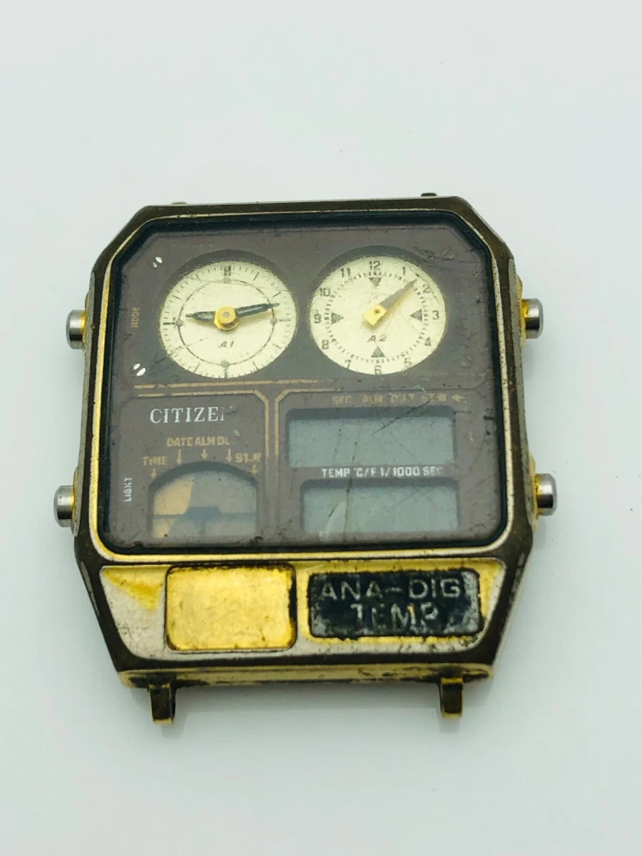 Vintage citizen hot sale analog digital watch