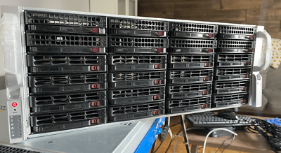 SuperMicro CSE 846  4U  CPU E5-2667*2 RAM32G  2xPWS(1200W) RAID LSI 9750-8i